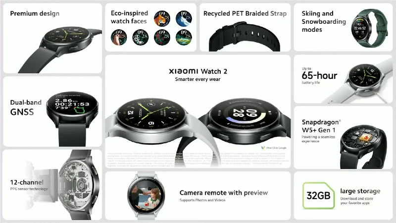 Xiaomi Watch 2 も MWC 2024 で発表。Wear OS 搭載スマートウォッチ