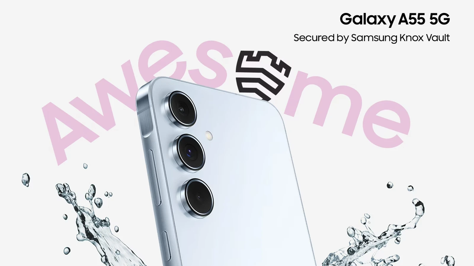 Samsung Galaxy A55 の公式サイトヒーロー画像
