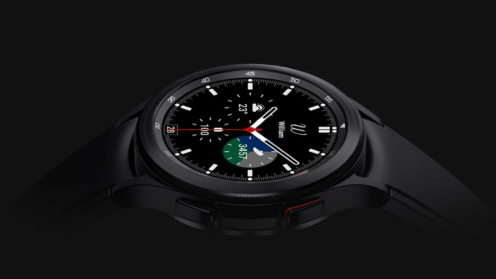 Samsung Galaxy Watch 4 の側面の画像