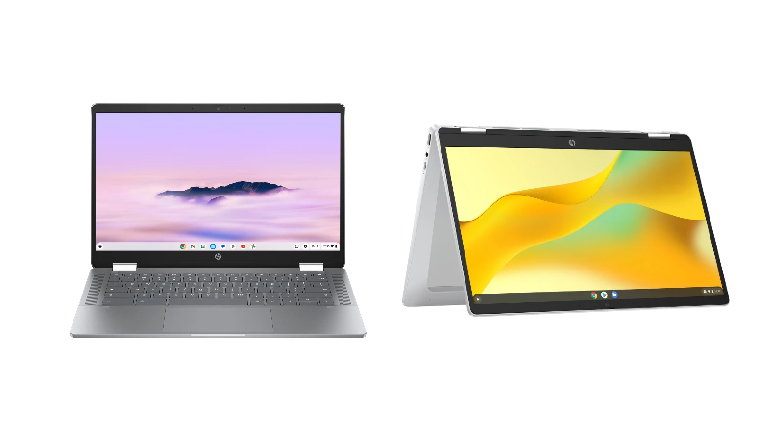 HP Chromebook Plus x360 14b と Chromebook x360 14b の画像