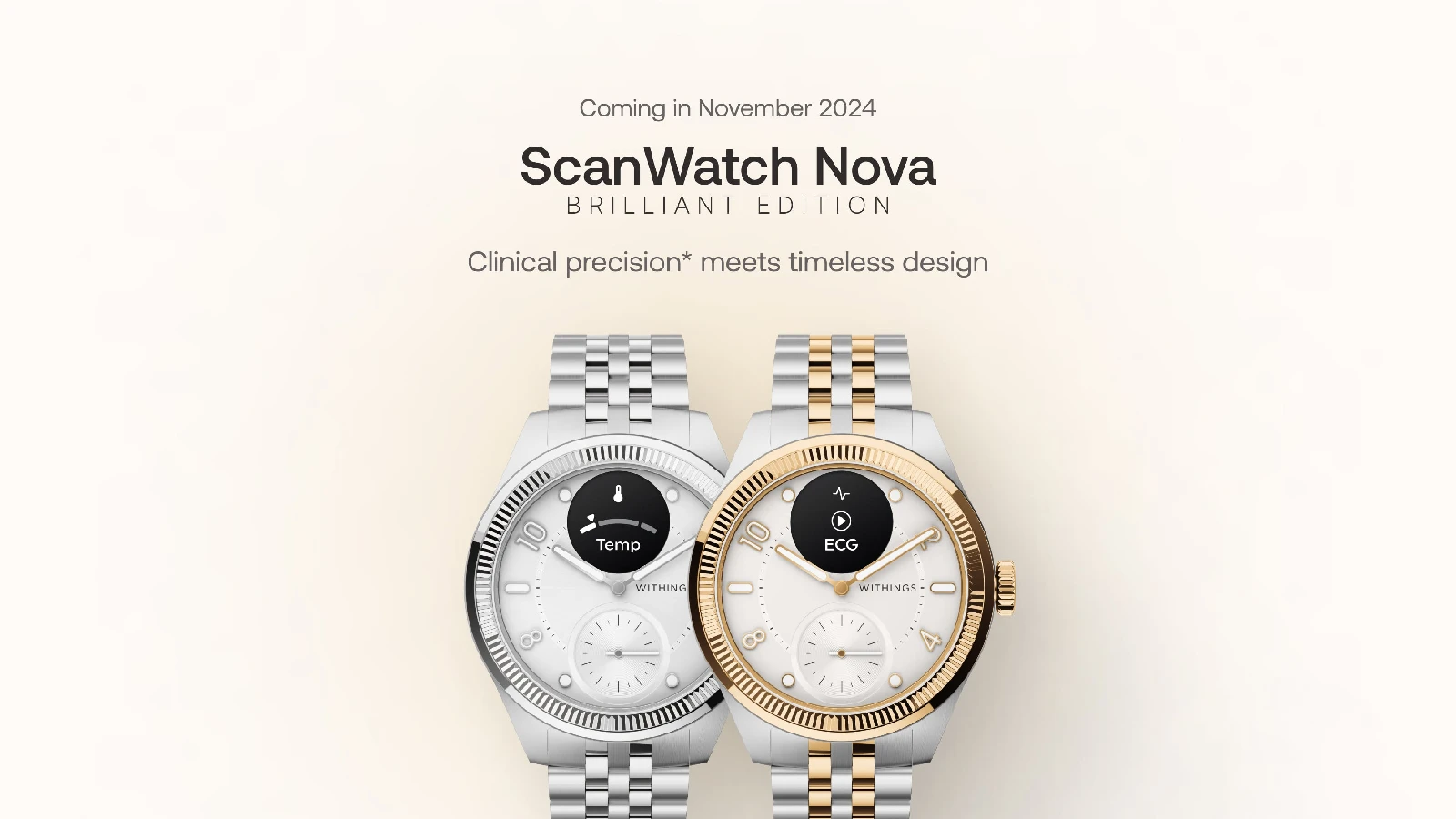 Withings ScanWatch Nova Brilliant Edition の公式画像