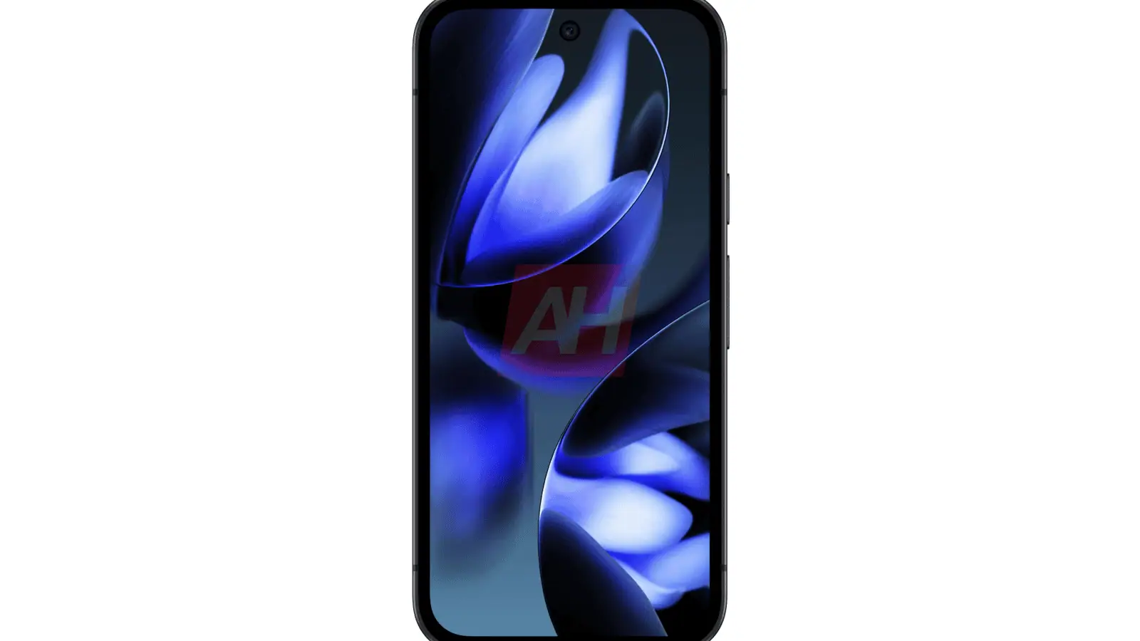 Google Pixel 9a Obsidian Front Render Leak