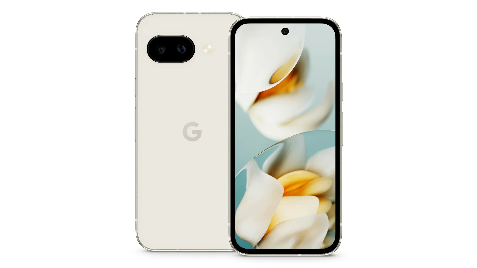 Google Pixel 9a の高解像度レンダリング画像 Porcelain