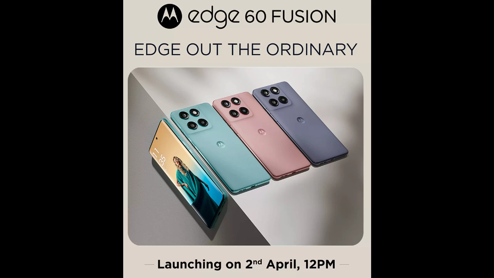 Motorola Edge 60 Fusion は2025年4月2日にインドで発売