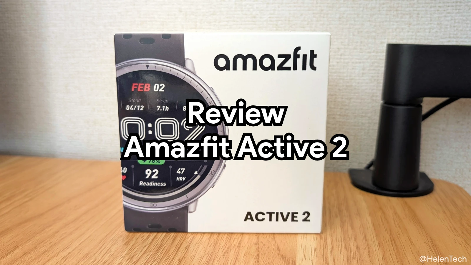 Amazfit Active 2 を実機レビューのヒーロー画像