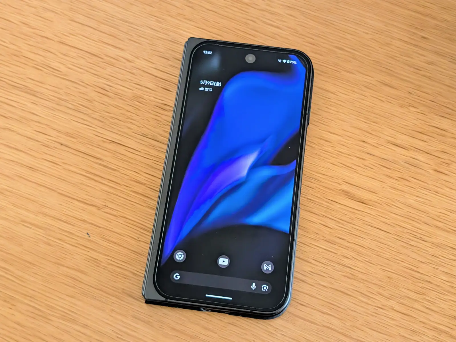Google Pixel 9 Pro Fold のディスプレイの写真