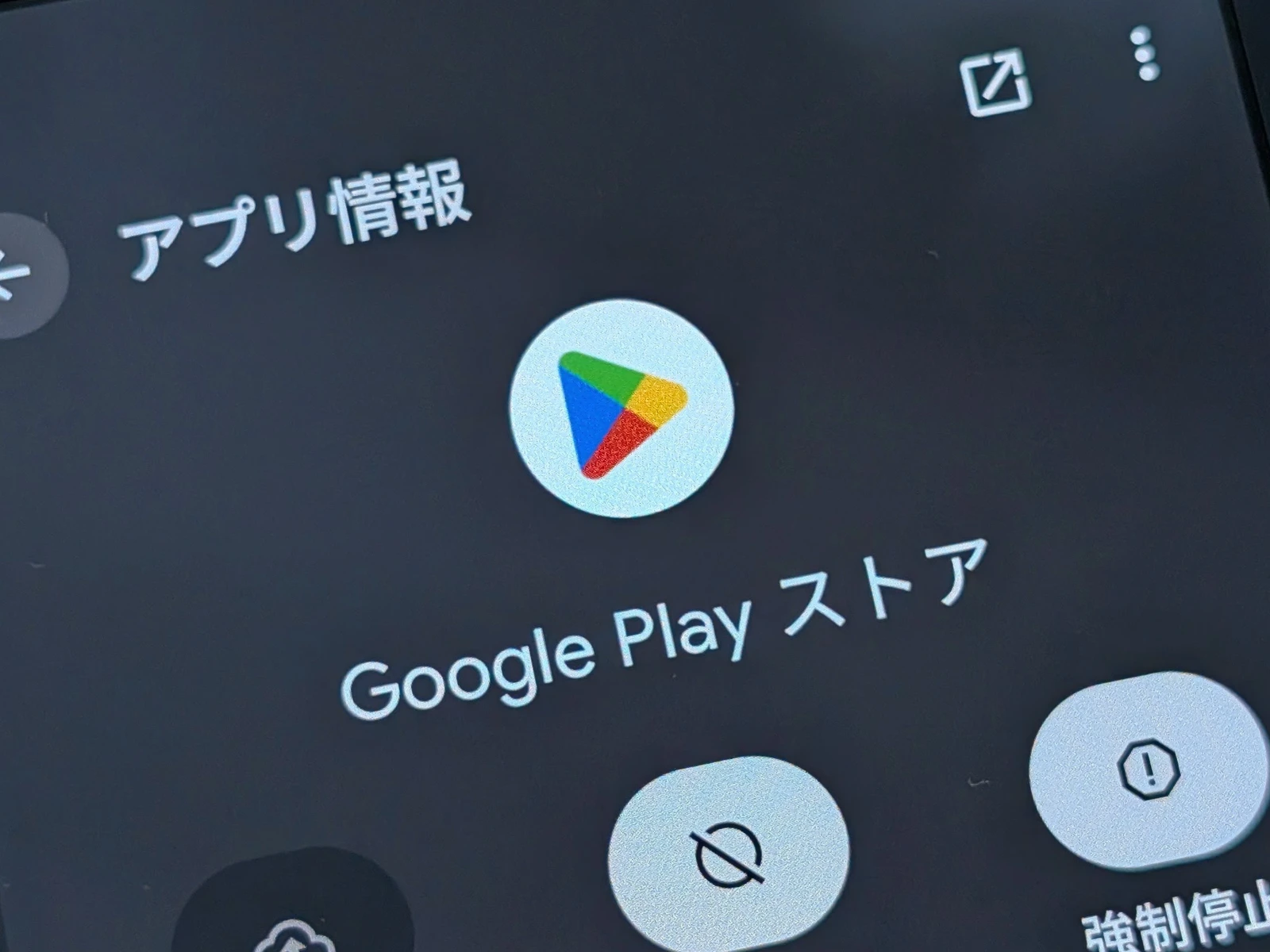 Google Play ストアのアプリ情報の写真