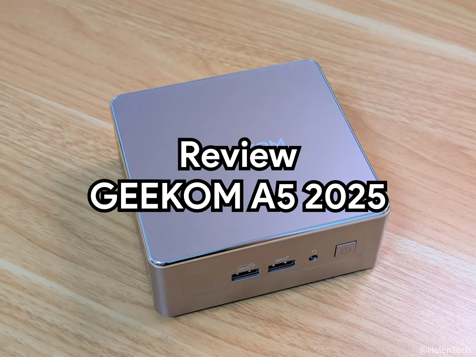GEEKOM A5 2025 を実機レビュー。Ryzen 5 7430U 搭載、5万円未満で買える高コスパミニPC