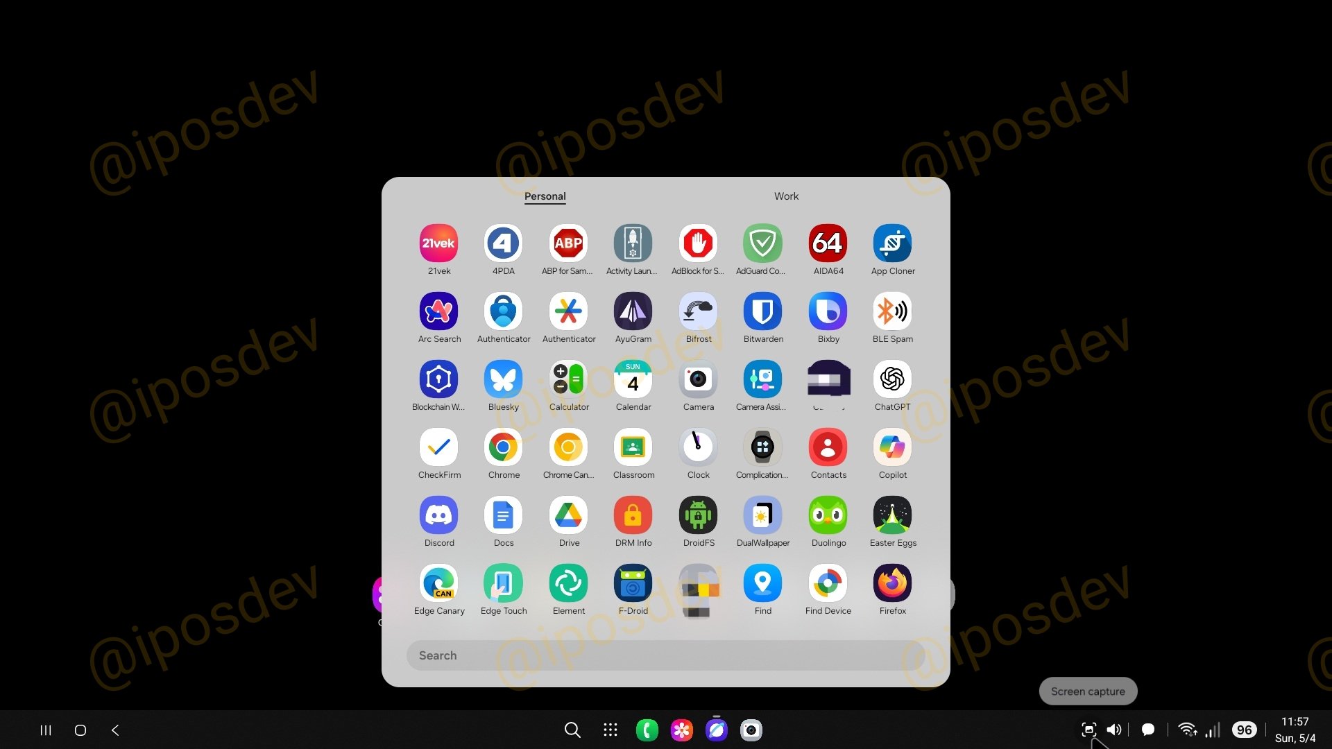 Android 16 ベースの One UI 8 で動作する新しい Samsung DeX の画面 3枚目