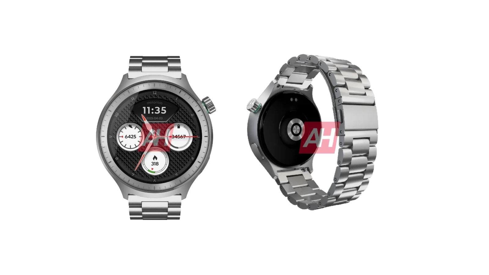 Motorola の Moto 360 2025 とされるレンダリング画像