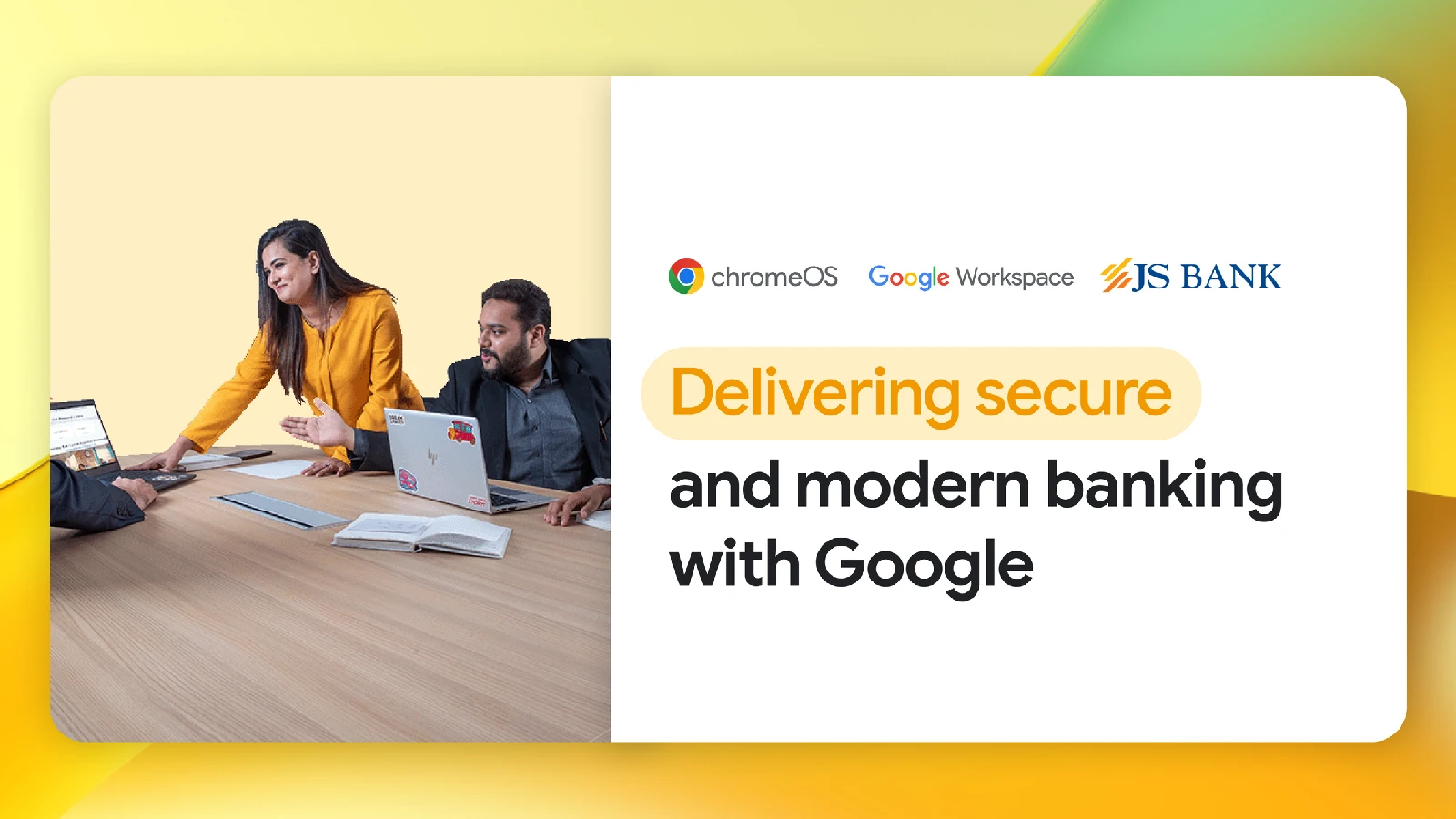 Google、パキスタンの JS 銀行による ChromeOS と Workspace 導入事例を公開