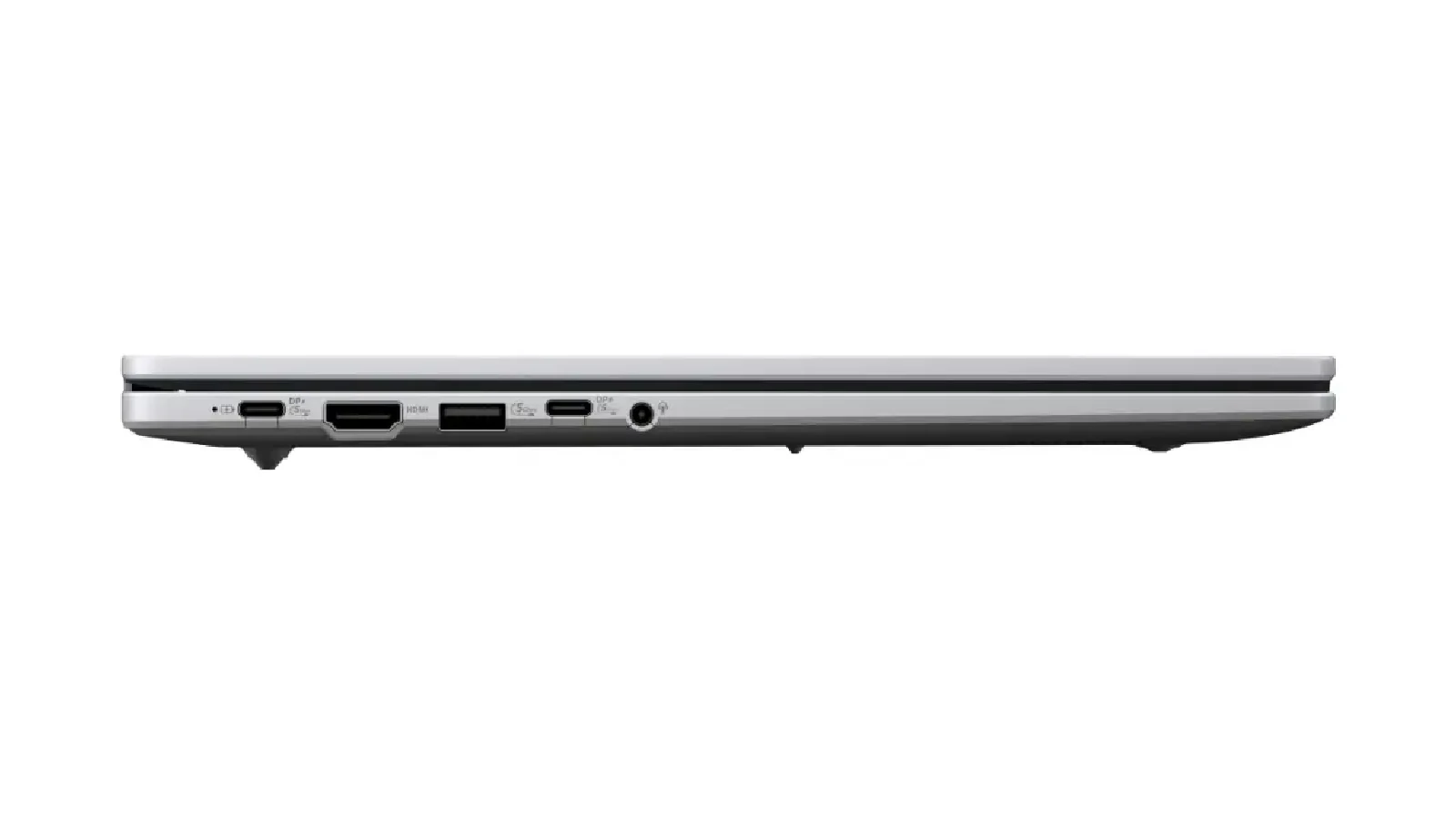 新しい ASUS Chromebook CX14 のポートが集約されている側面の画像