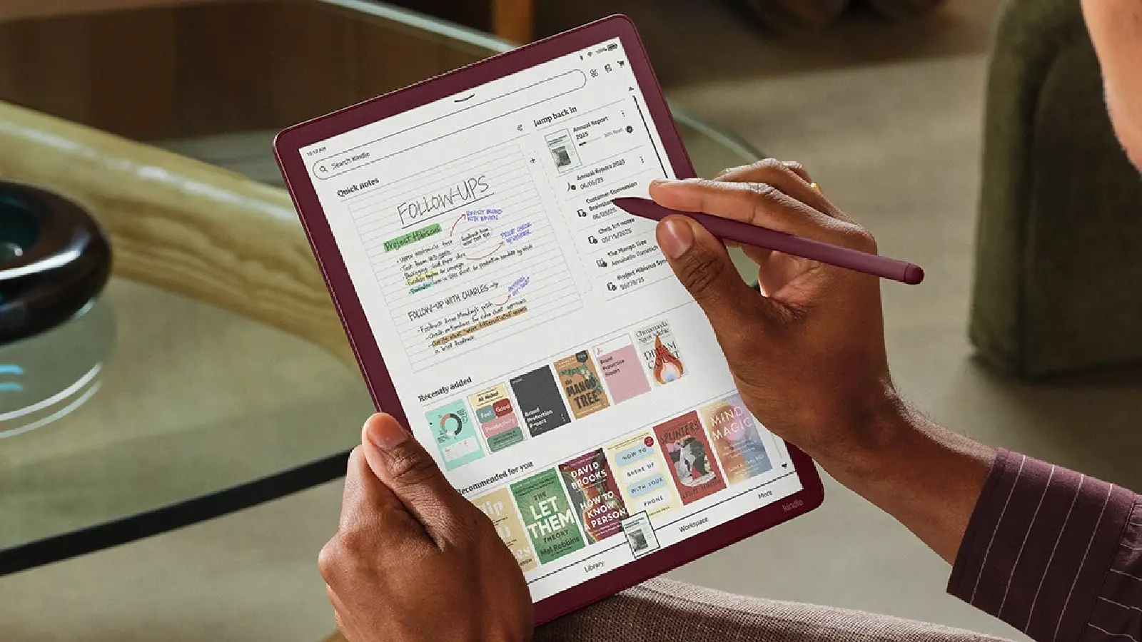 新しく追加された Amazon Kindle Scribe Colorsoft (2025)