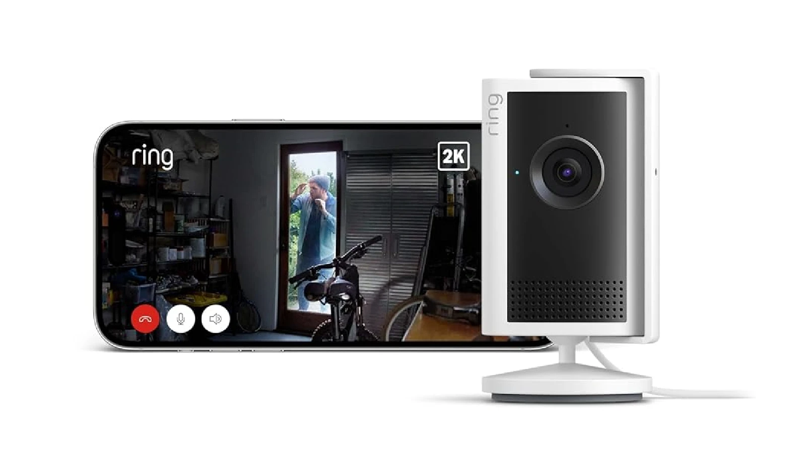 2K 対応の屋内用モデル「Ring Indoor Cam Plus」