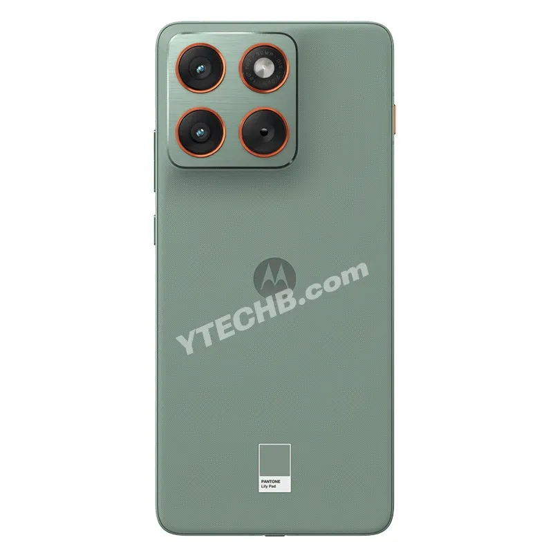 リークされた Motorola Edge 70 Pantone Gadget Gray カラーのレンダリング画像
