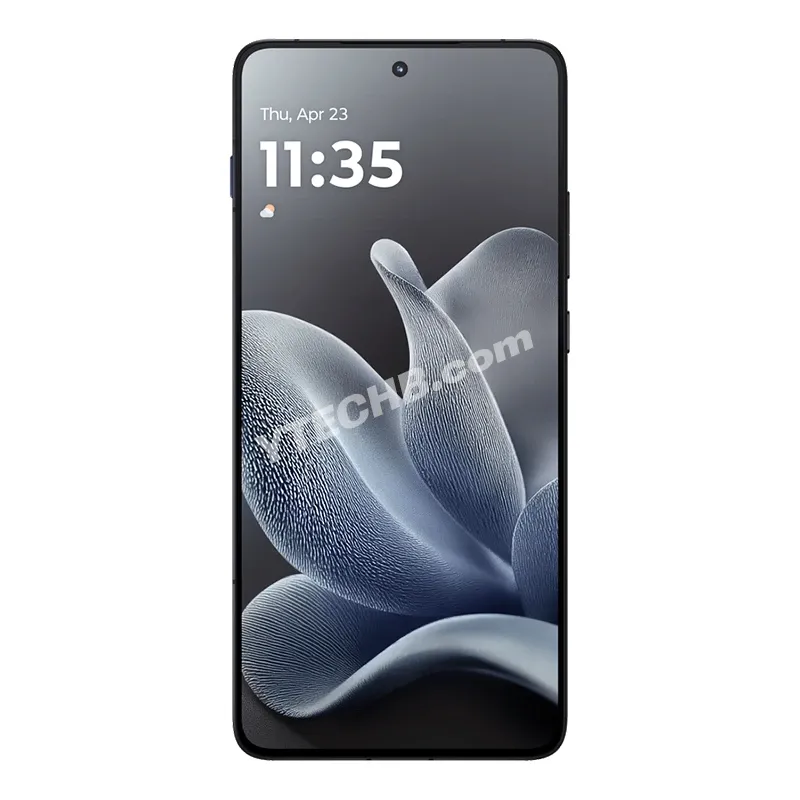 リークされた Motorola Edge 70 Pantone Gadget Gray カラーのレンダリング画像