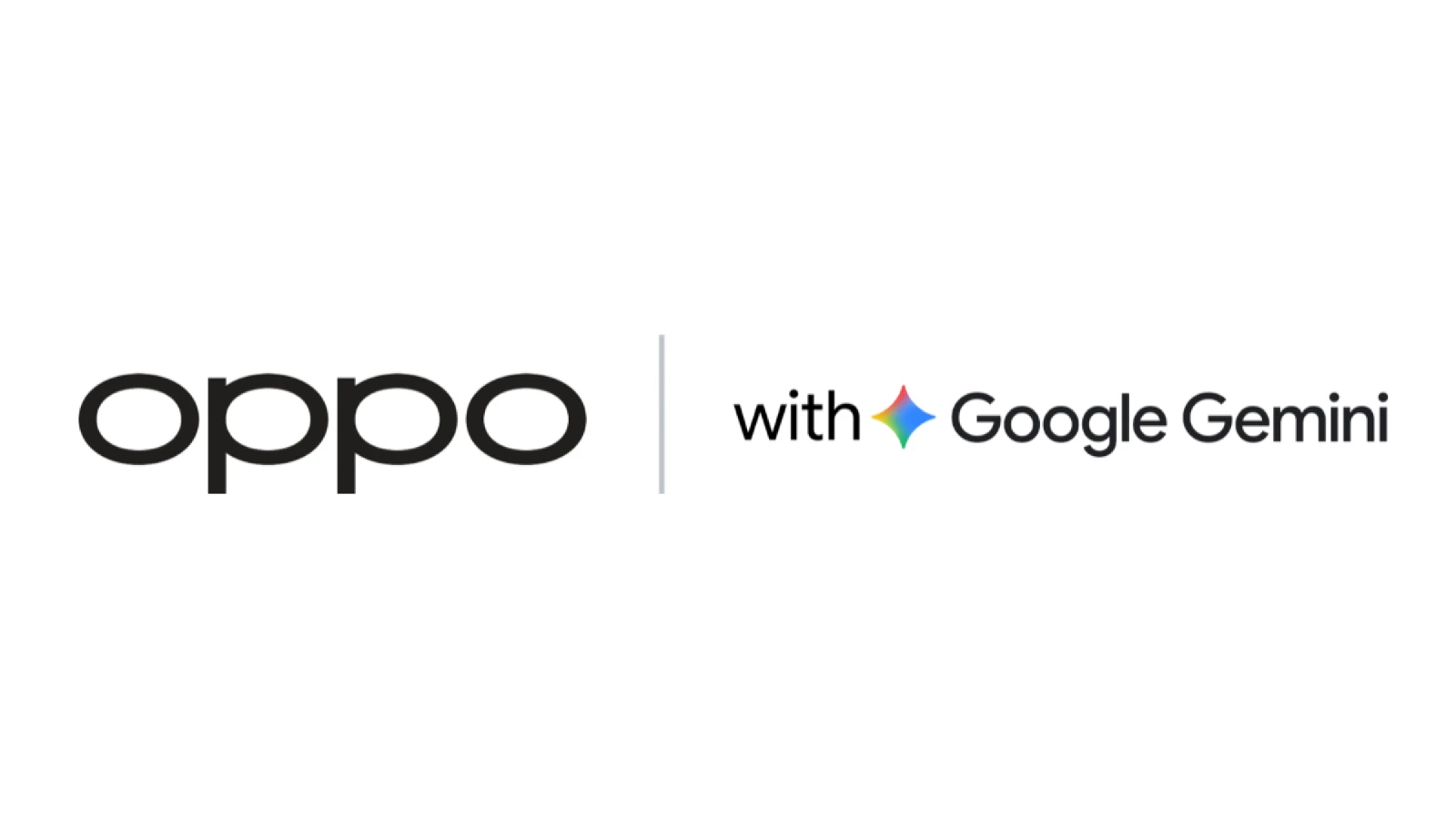 OPPO と Google Gemini のロゴ