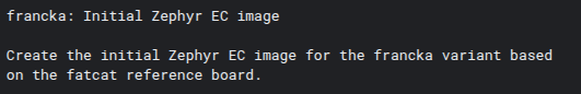 Francka 開発ボードが Fatcat をベースにして構築されていることを示す Chromium Gerrit のコミットのスクリーンショット