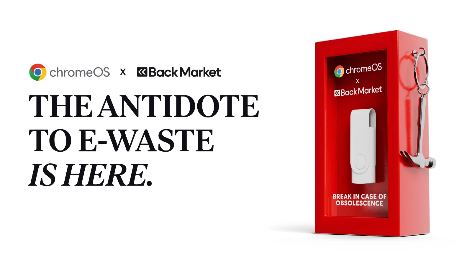 Google と Back Market が提携、ChromeOS Flex 導入用 USB メモリを約3ドルで限定販売