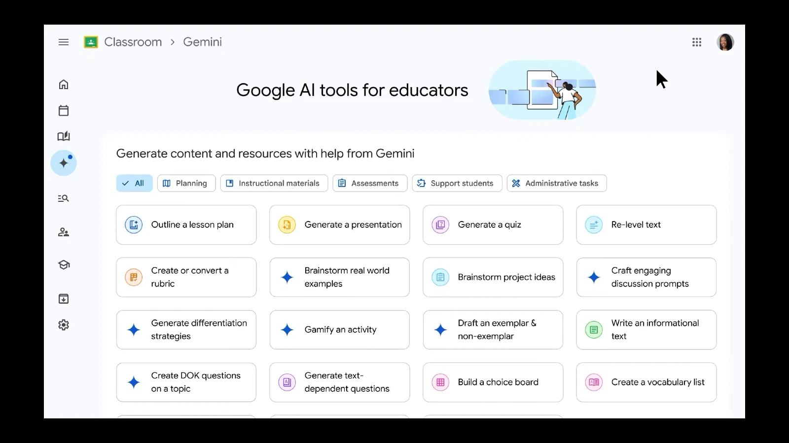 Google Classroom の Gemini、日本語を含むすべての対応言語で展開開始