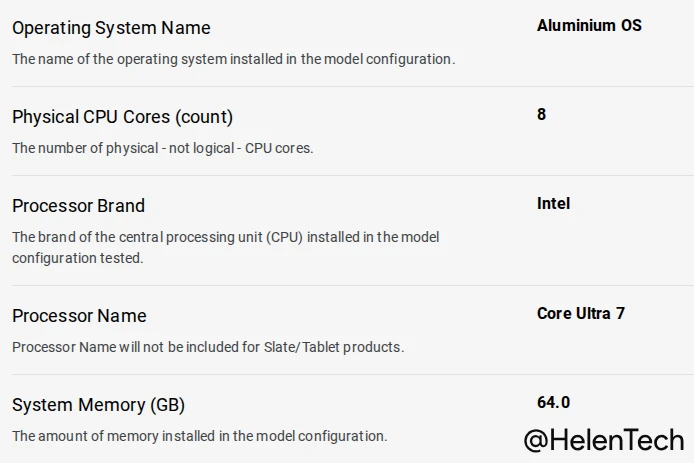 Energy Star 認証データベースで確認された「ASUS Googlebook CX9406」の情報
