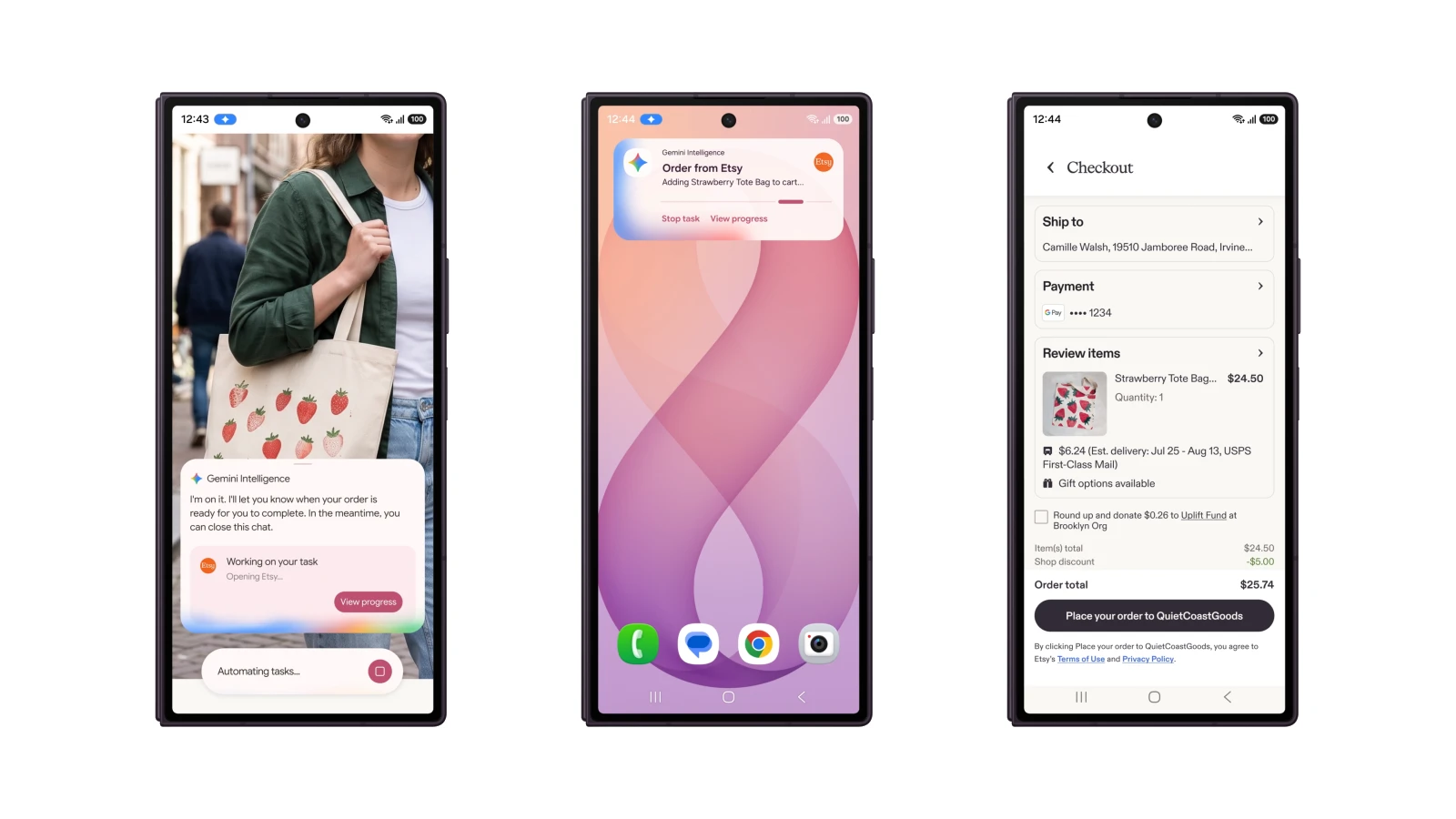 Google、Gemini Intelligence のタスク自動化を対応 40 アプリ以上に拡大。画面の画像認識にも対応