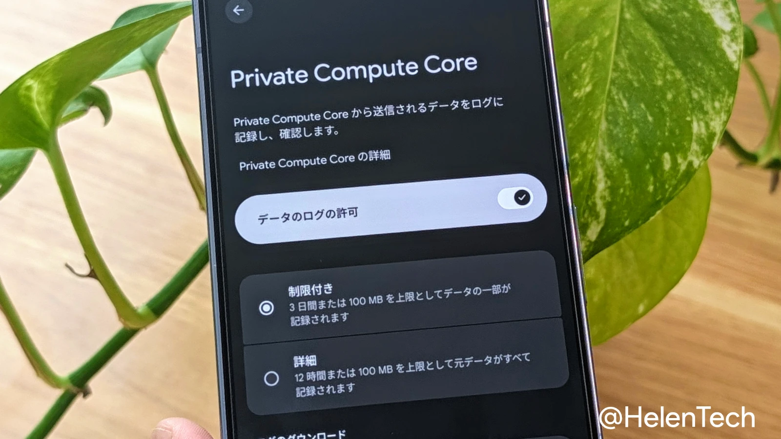 Android 17 QPR2 Beta 4、Pixel の「プライバシーダッシュボード」に「データロギング」を追加