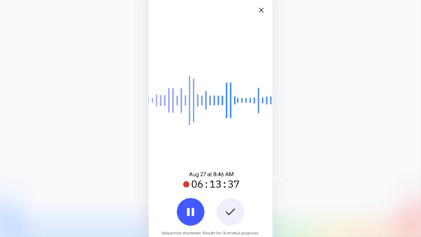 Gemini Notebook の音声レコーダー